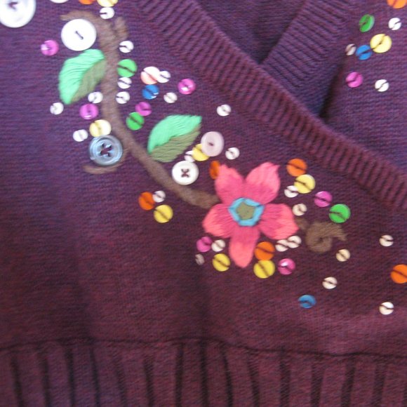 Donna Karan wrap knit sweater - Picture 5 of 8